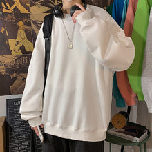 Load image into Gallery viewer, Men Sweatshirt 2020 Solid Color Spring Autumn Hoodies Causual Streetwear Clothes Round Neck Thick Warm Oversize Fashion Clothes