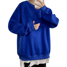 Load image into Gallery viewer, Men Sweatshirt 2020 Solid Color Spring Autumn Hoodies Causual Streetwear Clothes Round Neck Thick Warm Oversize Fashion Clothes