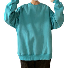 Load image into Gallery viewer, Men Sweatshirt 2020 Solid Color Spring Autumn Hoodies Causual Streetwear Clothes Round Neck Thick Warm Oversize Fashion Clothes