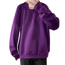Load image into Gallery viewer, Men Sweatshirt 2020 Solid Color Spring Autumn Hoodies Causual Streetwear Clothes Round Neck Thick Warm Oversize Fashion Clothes