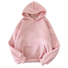 Load image into Gallery viewer, Plus Velet Soild Color Sweatshirts Women Harajuku 13 Colors Oversize Hoodie Japanese Korean Style Casual Hooded Pullover Hoody