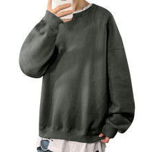 Load image into Gallery viewer, Men Sweatshirt 2020 Solid Color Spring Autumn Hoodies Causual Streetwear Clothes Round Neck Thick Warm Oversize Fashion Clothes