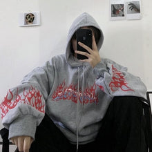 Load image into Gallery viewer, print long sleeve Pullovers oversized harajuku hoodie plus size winter clothes sweatshirt women korean style streetwear tops