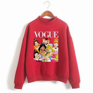 Women Princess Vogue Harajuku Luxury Brand Hoodies Female Social Kpop Hoodies & Sweatshirts Christmas Black Friday Gift