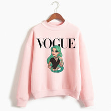 Load image into Gallery viewer, Women Princess Vogue Harajuku Luxury Brand Hoodies Female Social Kpop Hoodies &amp; Sweatshirts Christmas Black Friday Gift
