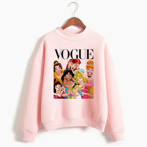 Women Princess Vogue Harajuku Luxury Brand Hoodies Female Social Kpop Hoodies & Sweatshirts Christmas Black Friday Gift