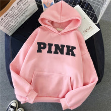 Load image into Gallery viewer, Harajuku Letter Print Pink Hoodie Love Pink Secret Hoodie Women&#39;s Aesthetic Vegan Feminist Loose Women&#39;s Hoodie Pullover
