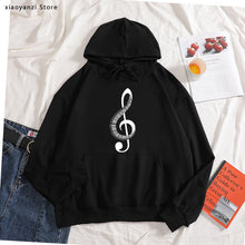 Load image into Gallery viewer, Fashion Ultra Music Festival Clothes Woman loose hoodies Funny Printing Music Note sweatshirts for Women High Quality pullovers
