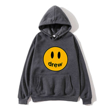 Load image into Gallery viewer, NEW Fashion Hoodie Men Justin Bieber The Drew House Smile Face Print Women Men Hoodies Sweatshirts Hip Hop Pullover Winter Fleec
