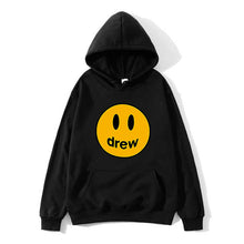 Load image into Gallery viewer, NEW Fashion Hoodie Men Justin Bieber The Drew House Smile Face Print Women Men Hoodies Sweatshirts Hip Hop Pullover Winter Fleec
