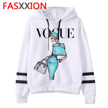 Load image into Gallery viewer, vogue Sweatshirt women fashion ulzzang Graphic Hoodies harajuku aesthetic ulzzang female Oversized streetwear korean funny hood
