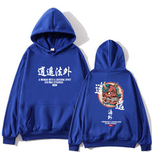 Load image into Gallery viewer, Brand New Designer Japanese Chinese Style Hoodies Streetwear Sweatshirt Hip Hop Evil Devil Printed Cotton Men Hip Hop Streetwear
