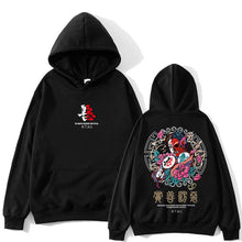 Load image into Gallery viewer, Brand New Designer Japanese Chinese Style Hoodies Streetwear Sweatshirt Hip Hop Evil Devil Printed Cotton Men Hip Hop Streetwear
