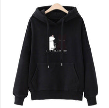 Load image into Gallery viewer, Winter Pullover Sweatshirts Women Cat Kawaii Poleron Mujer 2020 Kangaroo Pocket Hoodie School Korean Streetwear Oversized Hoodie
