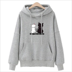 Winter Pullover Sweatshirts Women Cat Kawaii Poleron Mujer 2020 Kangaroo Pocket Hoodie School Korean Streetwear Oversized Hoodie