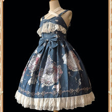 Load image into Gallery viewer, Mermaid Princess ~ Sweet Printed Lolita JSK Dress Criss Cross Neck Party Dress by Infanta
