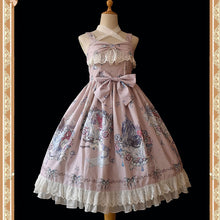 Load image into Gallery viewer, Mermaid Princess ~ Sweet Printed Lolita JSK Dress Criss Cross Neck Party Dress by Infanta
