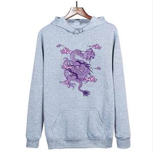 Dragon Print sweatshirt Women hoodie Cute Hip hop Kawaii Harajuku Oversized kawaii womens tops clothes