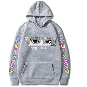 Hunter X Hunter Men's Hoodie Hisoka Sweatshier Kurapika GON FREECSS Casaul Hoodies Pullover