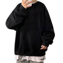 Load image into Gallery viewer, Men Sweatshirt 2020 Solid Color Spring Autumn Hoodies Causual Streetwear Clothes Round Neck Thick Warm Oversize Fashion Clothes

