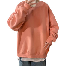 Load image into Gallery viewer, Men Sweatshirt 2020 Solid Color Spring Autumn Hoodies Causual Streetwear Clothes Round Neck Thick Warm Oversize Fashion Clothes
